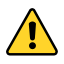 Warning sign icon